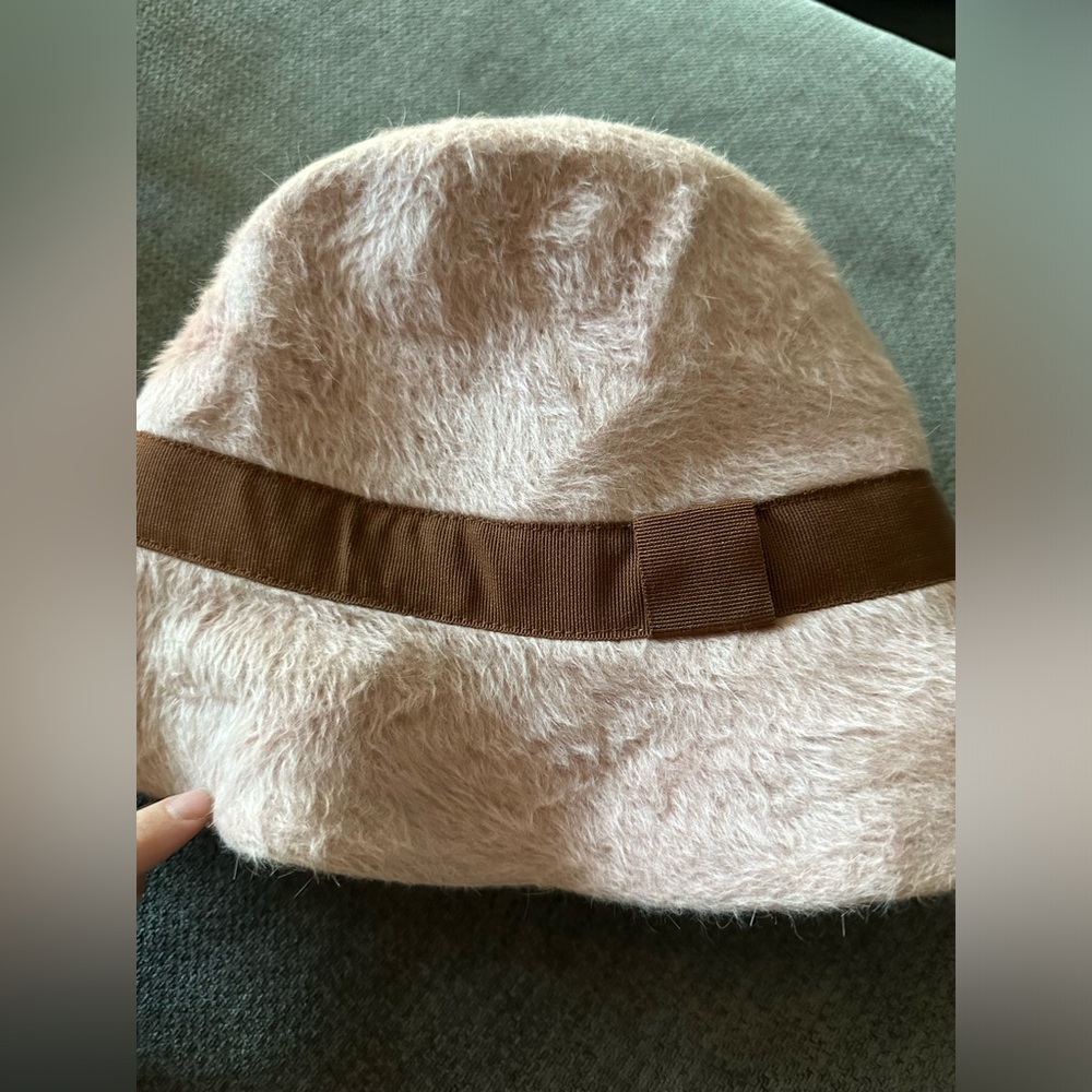 Barney’s Rabbit Hair hat pink - Picture 6 of 6